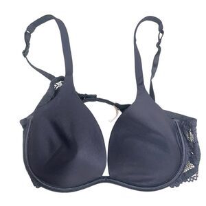 Victoria's Secret Black Lace Bra No padding women's Size 36B
